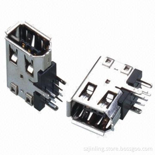 USB 6F DIP Right Angle